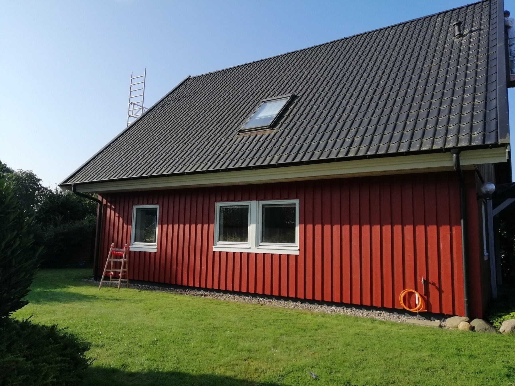 Tapezierarbeit abgeschlossen